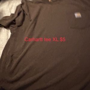 Brown carhartt tee